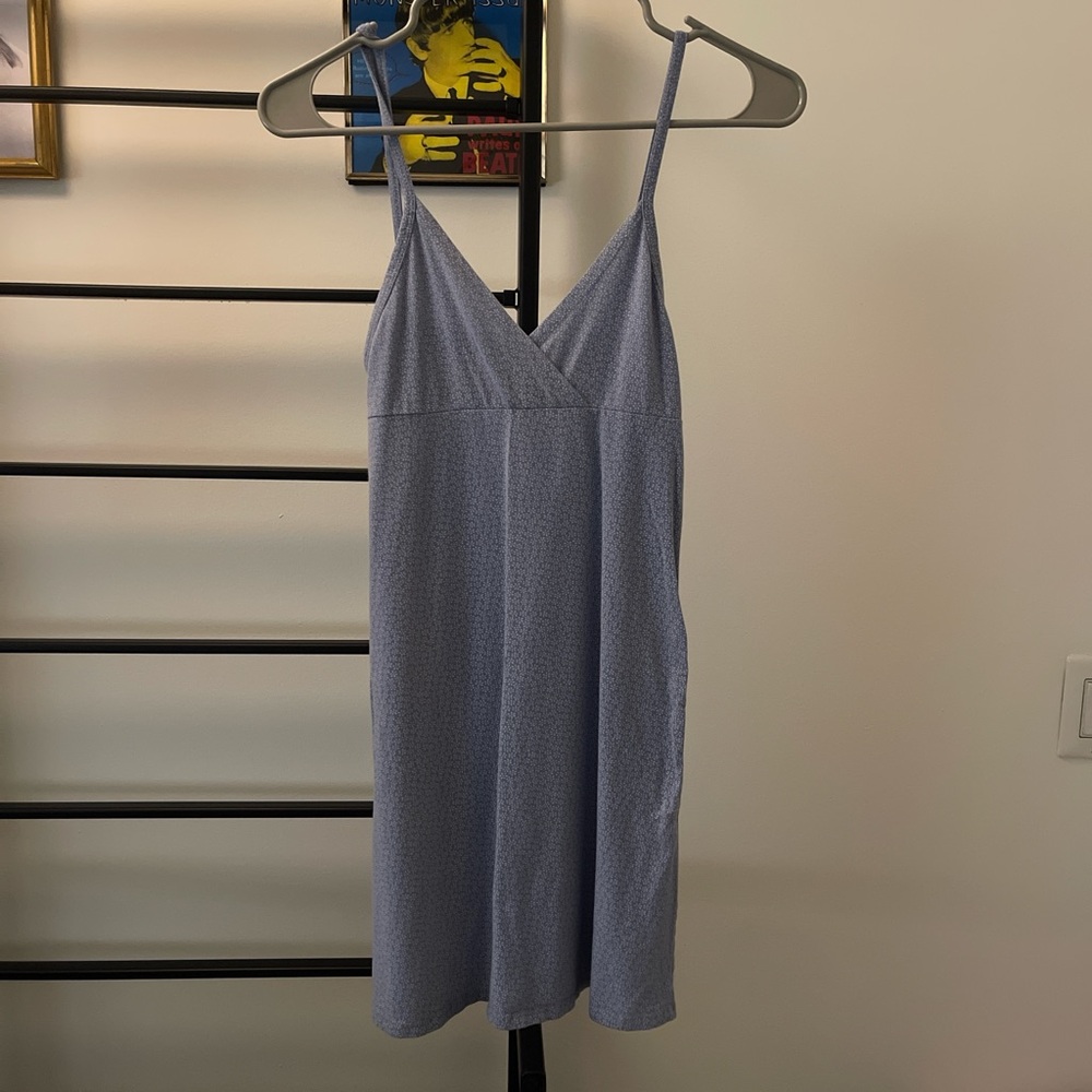 Brandy Melville blue floral mini dress